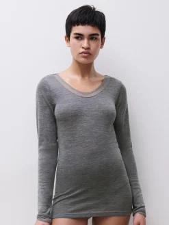 Femilet Juliana T-Shirt Lange mouwen - 100% Merino wol -