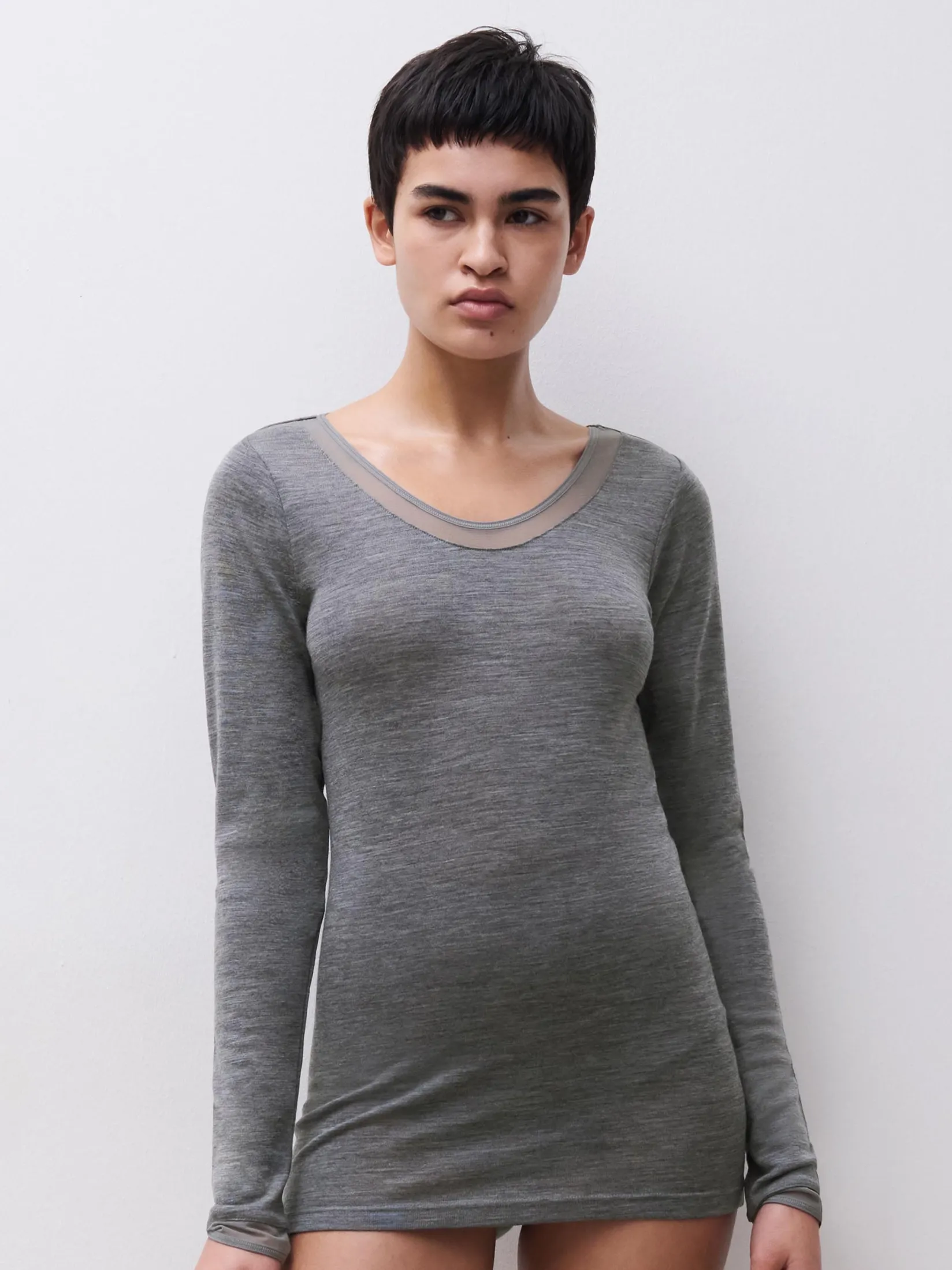 Femilet Juliana T-Shirt Lange mouwen - 100% Merino wol -