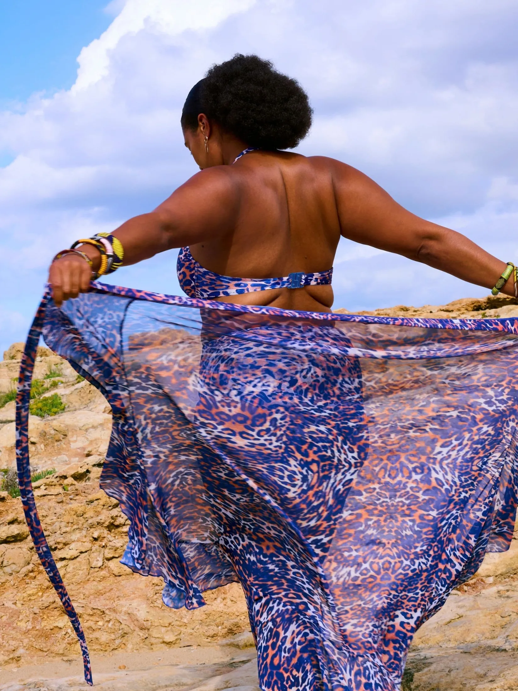 Livera BARBADOS ANIMAL Chacha Pareo Dress -